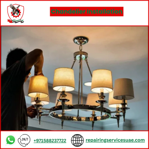 Chandelier Installation