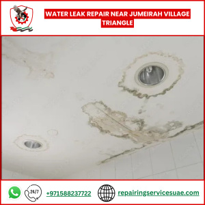 Water Leak Repair Near Jumeirah Village Triangle