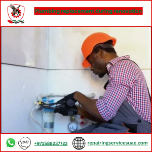 Plumbing replacement during renovation