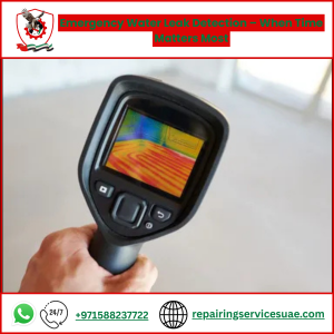 Emergency Water Leak Detection – When Time Matters Most