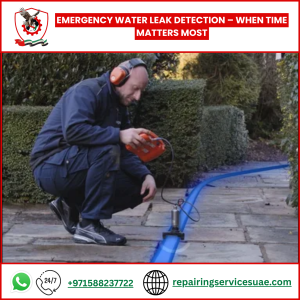 Emergency Water Leak Detection – When Time Matters Most