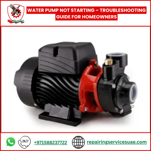 Water Pump Not Starting – Troubleshooting Guide for Homeowners