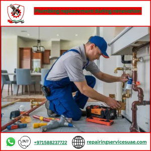 Plumbing replacement during renovation