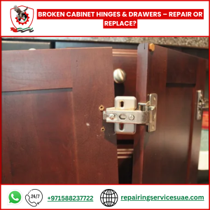 Broken Cabinet Hinges & Drawers – Repair or Replace?