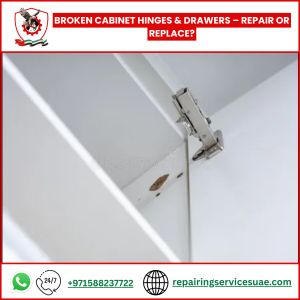 Broken Cabinet Hinges & Drawers – Repair or Replace?