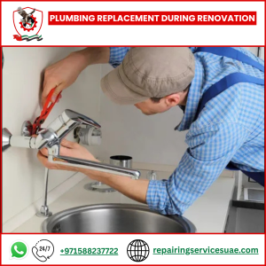 Plumbing replacement during renovation