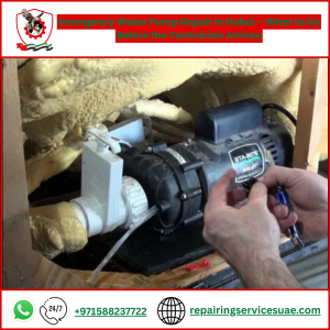 Emergency Water Pump Repair in Dubai – What to Do Before the Technician Arrives
