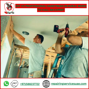 DIY vs Professional Handyman in Dubai: When to Call an Expert