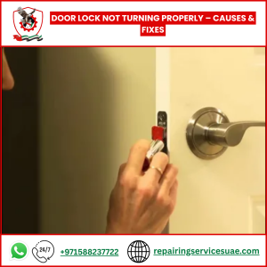 Door Lock Not Turning Properly – Causes & Fixes