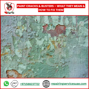 Paint Cracks & Blisters – What They Mean & How to Fix Them