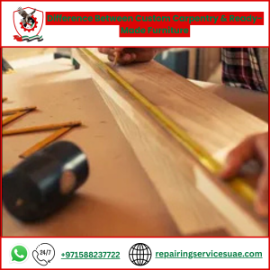 Difference Between Custom Carpentry & Ready-Made Furniture