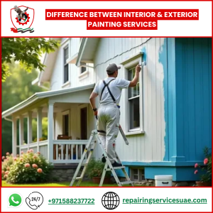 Difference Between Interior & Exterior Painting Services