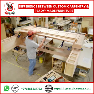 Difference Between Custom Carpentry & Ready-Made Furniture