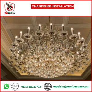 Chandelier Installation