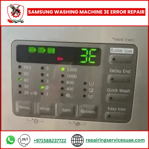 Samsung Washing Machine 3E Error Repair
