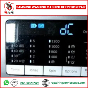 Samsung Washing Machine DE Error Repair