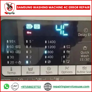 Samsung Washing Machine 4C Error Repair