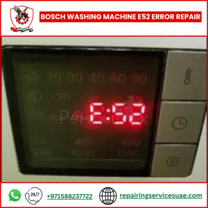 Bosch Washing Machine E52 Error Repair