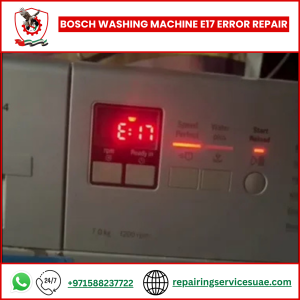 Bosch Washing Machine E17 Error Repair