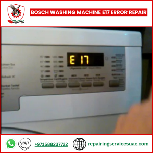 Bosch Washing Machine E17 Error Repair