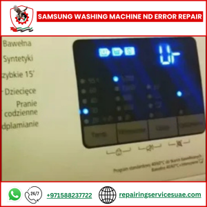 Samsung Washing Machine ND Error Repair