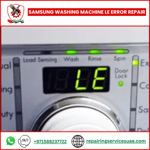 Samsung Washing Machine LE Error Repair