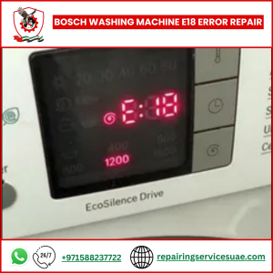 Bosch Washing Machine E18 Error Repair